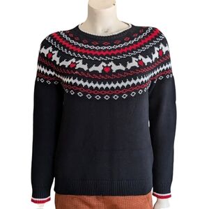 Charter Club Scottie Dog Sweater Size Petite Medium